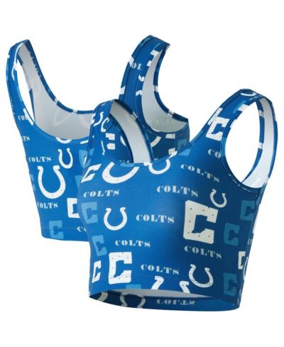 Бралетт Concepts Sport Women's Royal Indianapolis Colts Mosaic с принтом по всей поверхности