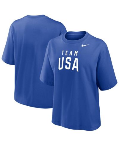 Футболка Nike Women's Royal Team USA Boxy