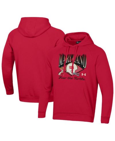 Мужское худи Under Armour Red Maryland Terrapins Vintage Collection Rival