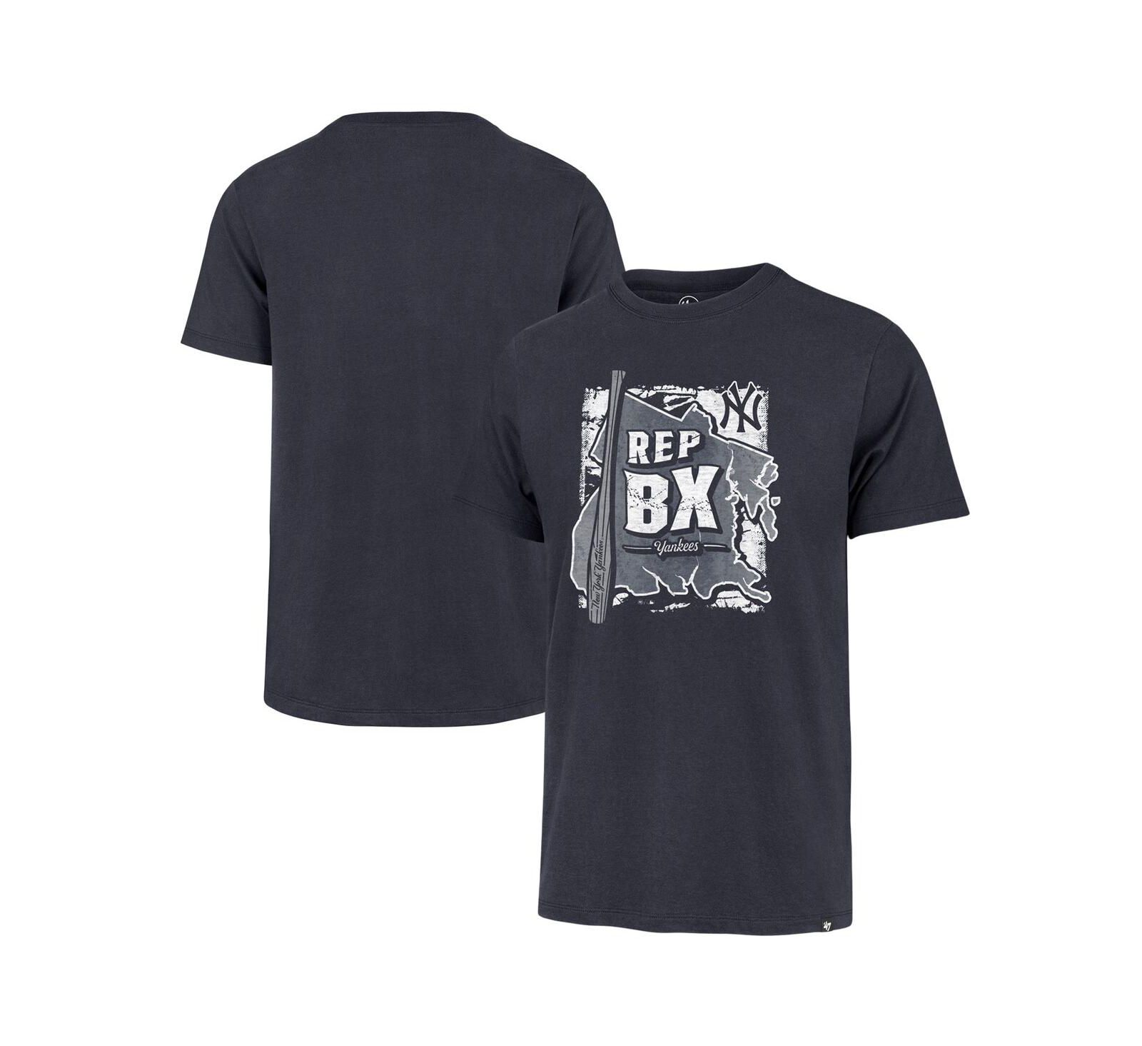 Футболка '47 Brand Regional Franklin для мужчин в цвете Navy New York Yankees