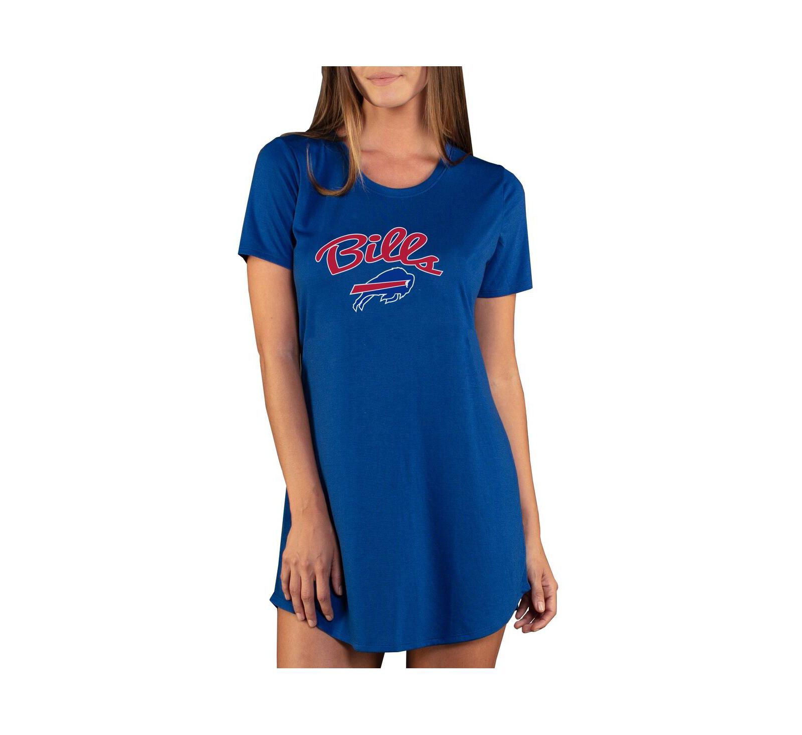 Concepts Sport Women's Royal Buffalo Bills Marathon Knit Nightshirt