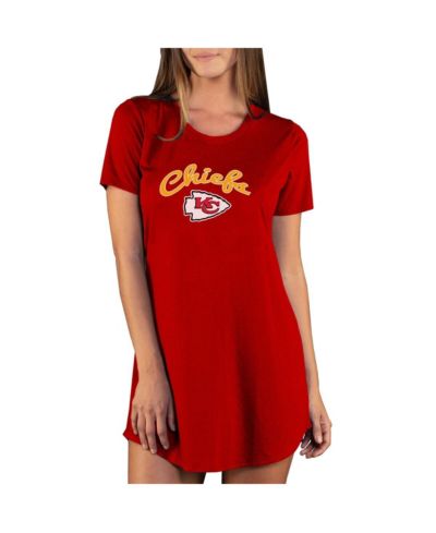 Женская трикотажная ночная рубашка Concepts Sport Red Kansas City Chiefs Marathon Knit