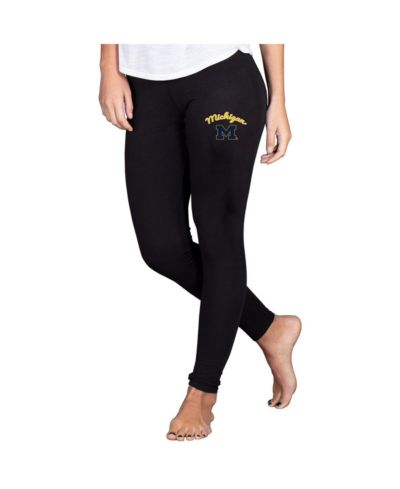 Женские леггинсы Concepts Sport Black Michigan Wolverines Fraction