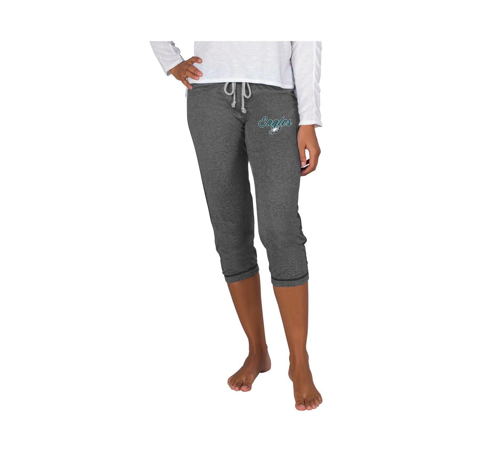 Concepts Sport Women's Charcoal Philadelphia Eagles Quest Knit Capri Pants