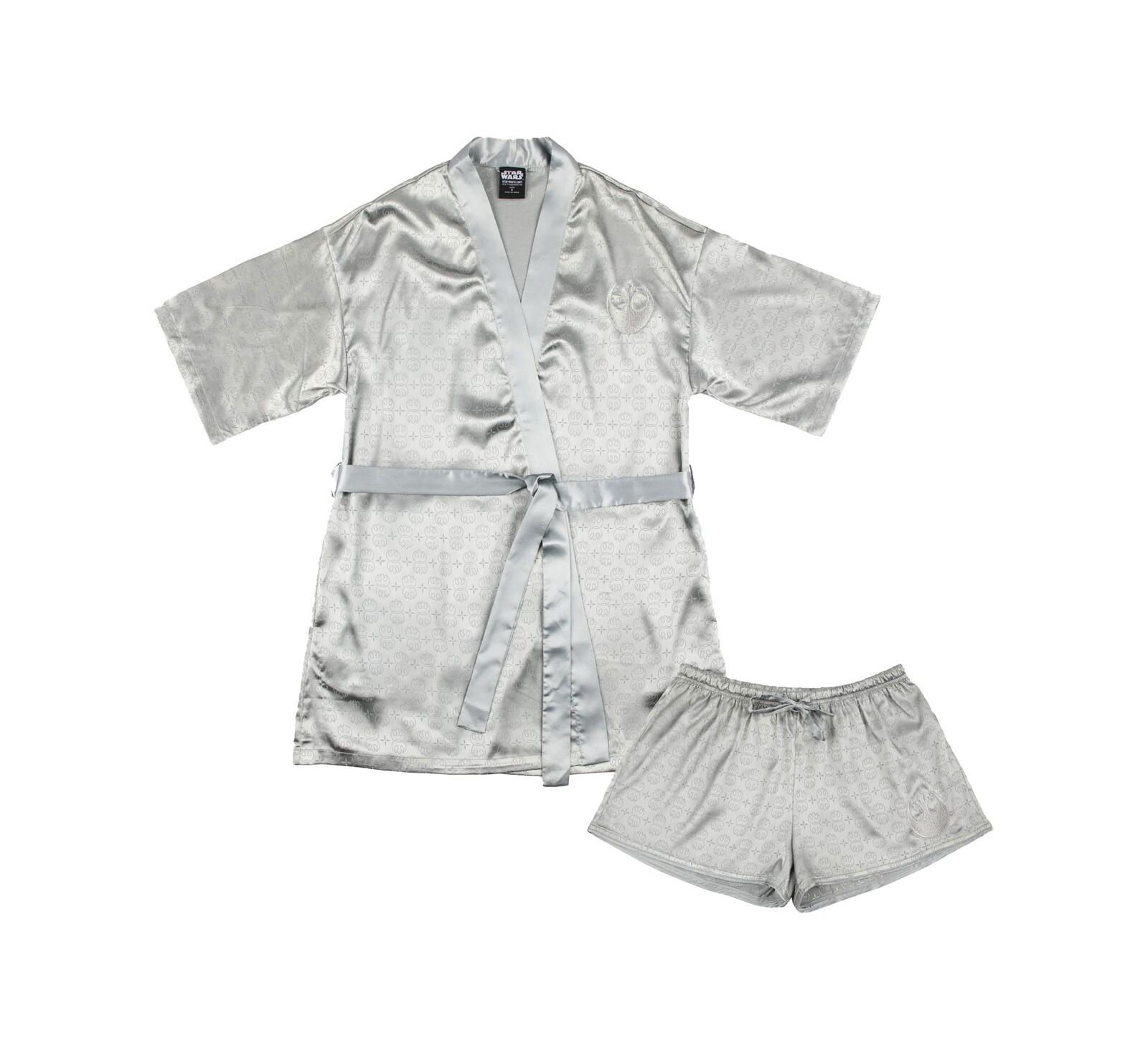 Heroes & Villains Женский комплект пижам Star Wars Rebel Robe Shorts, Silver