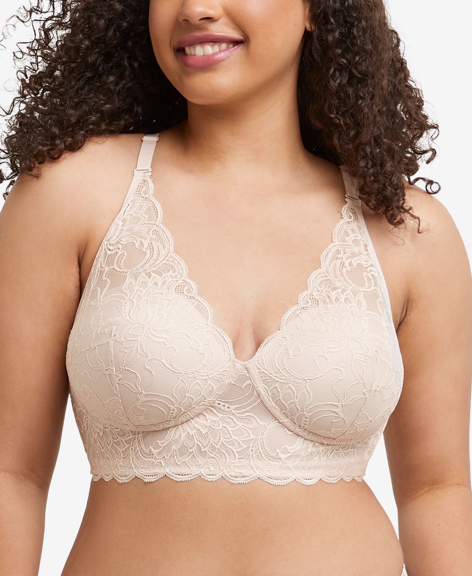 Maidenform Женский кружевной сетчатый бралетт без косточек DM1188
