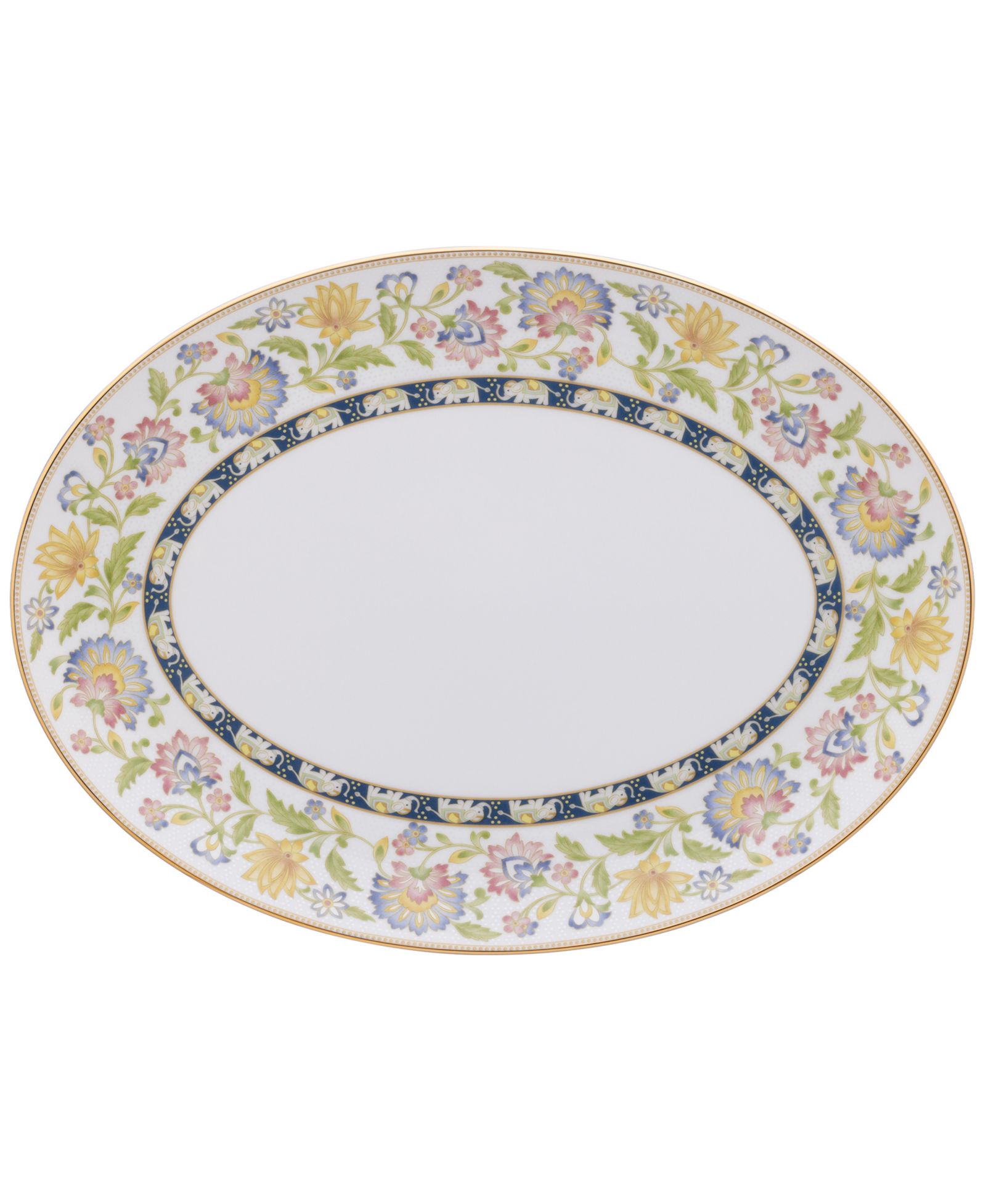 Овальное блюдо Noritake Tusker Garden, 14"