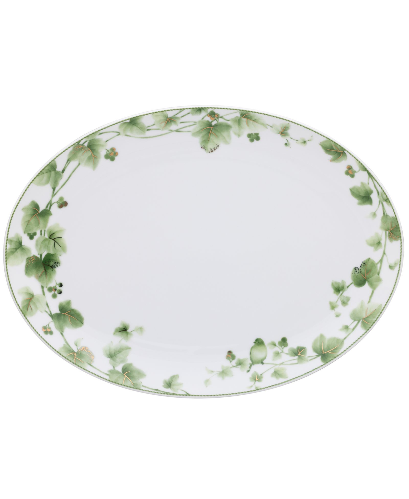 Noritake Ivy Whisper Oval Platter, 14.5"