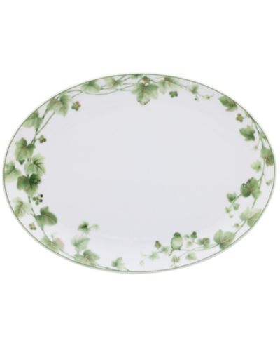 Noritake Ivy Whisper Oval Platter, 14.5"