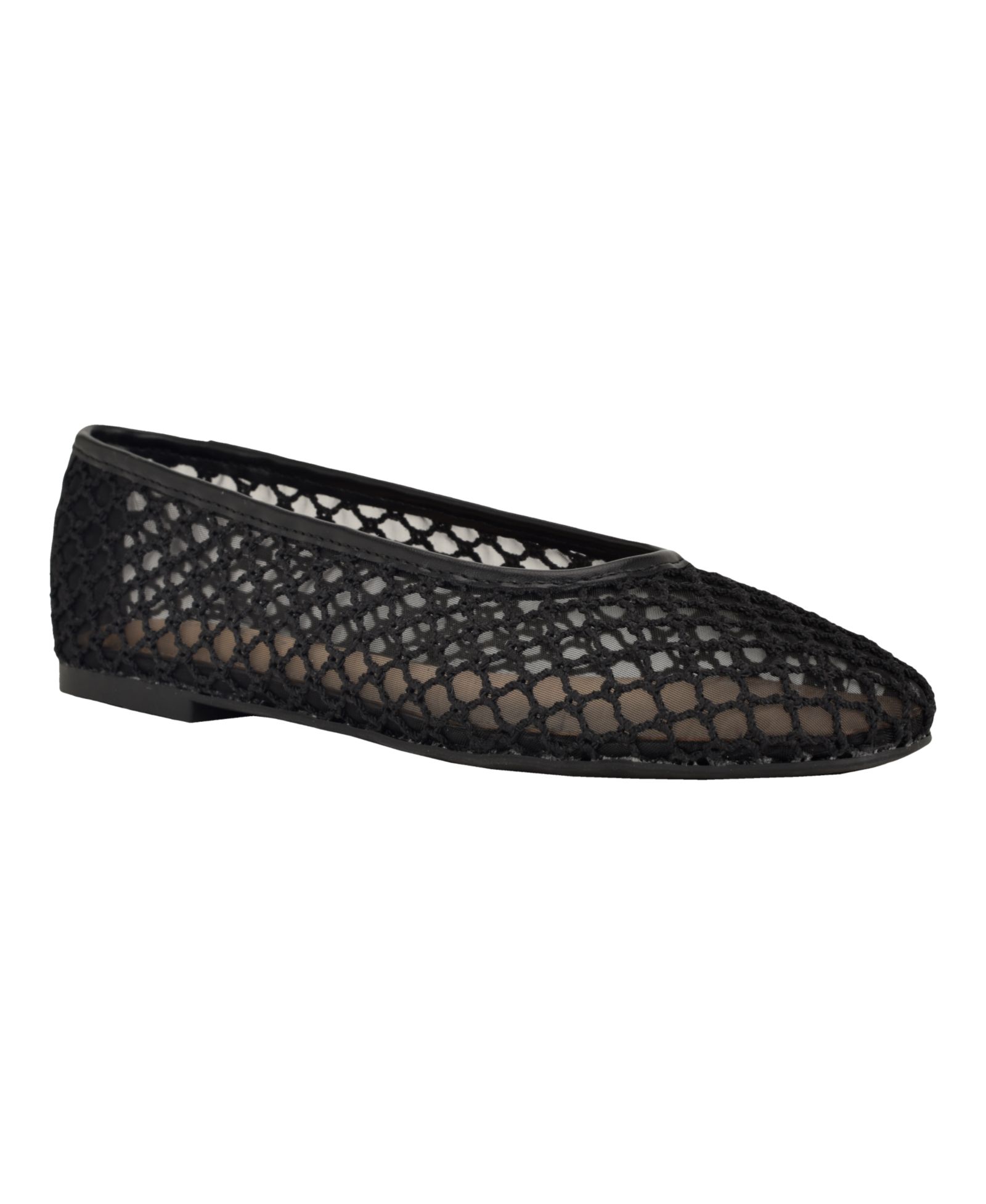 Calvin Klein Women's Delicate Woven Mesh Ballet Flats