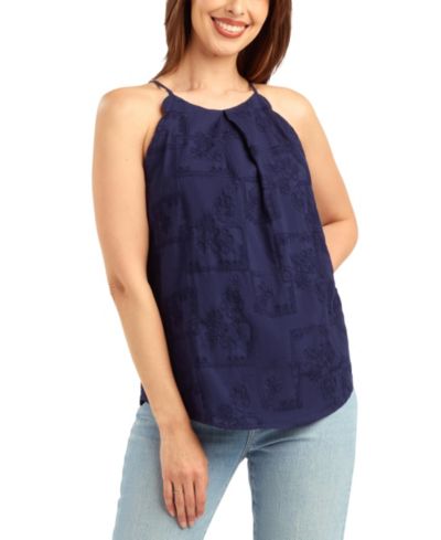 Женский топ BCX Patchwork Embroidery Halter Neck