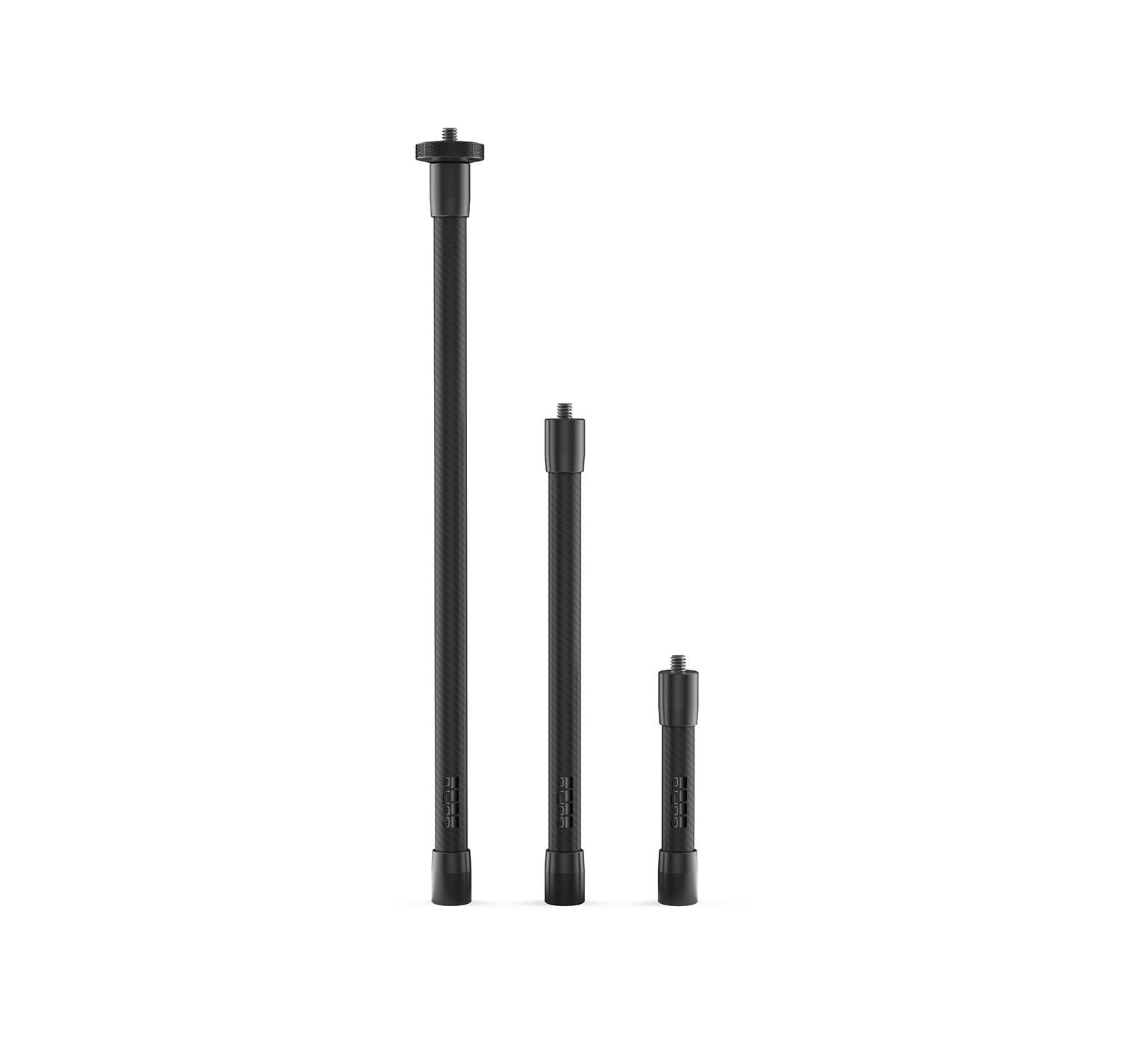 GoPro Carbon Fiber Stackable Extension Rods for 1/4"-20 Mount, 3-Pack
