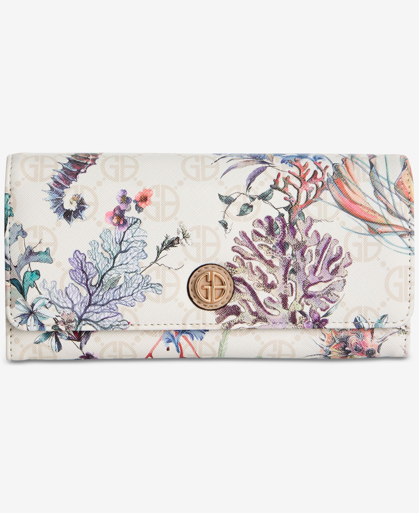 Кошелек Giani Bernini Sea Print Receipt Manager
