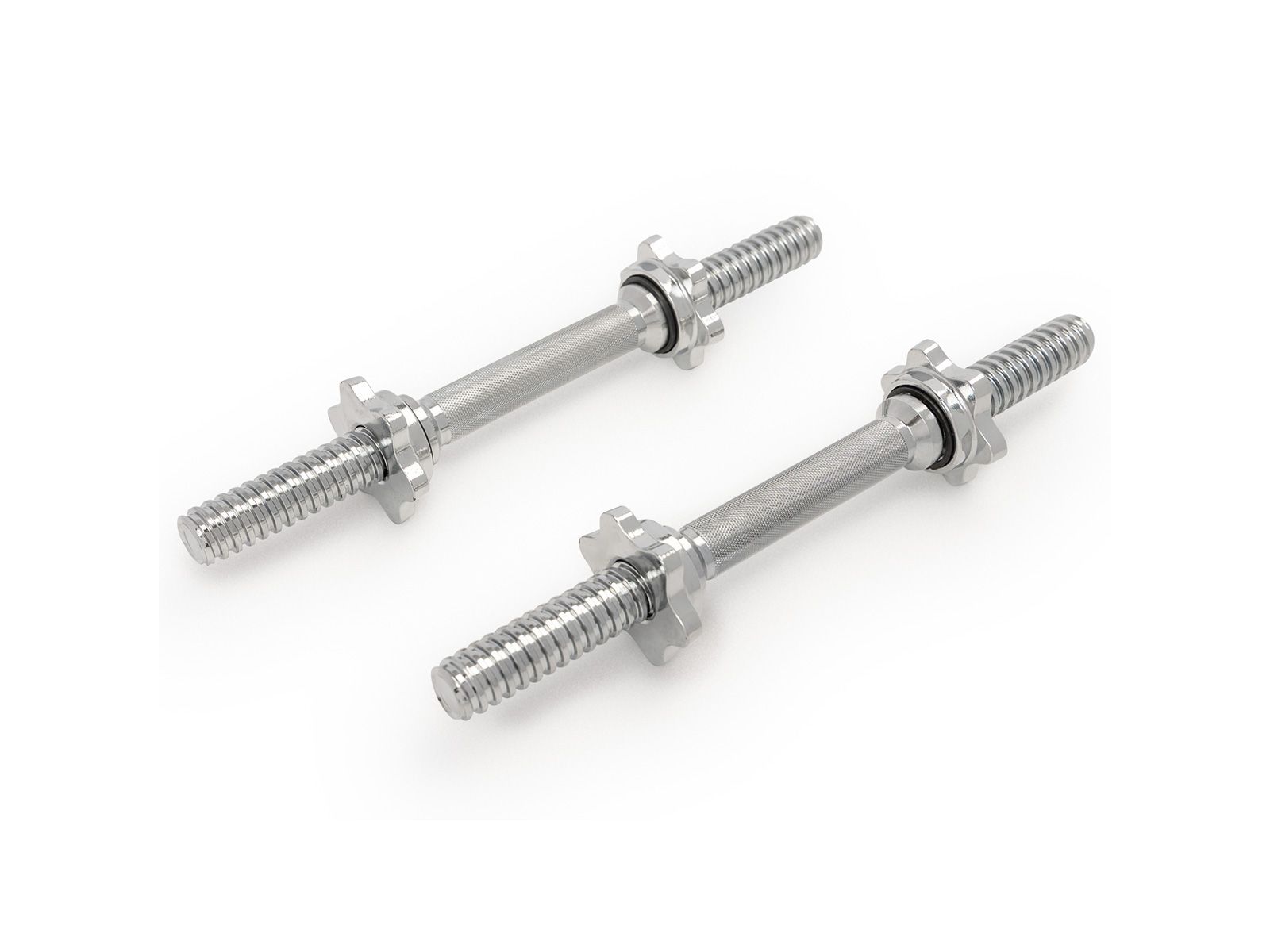 Набор гантелей Sunny Health & Fitness 14" Threaded Chrome с замками Star-Lock
