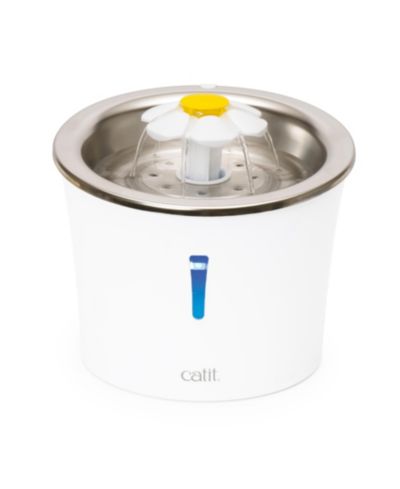 Фонтан для кошек Catit Flower, верх из нержавеющей стали