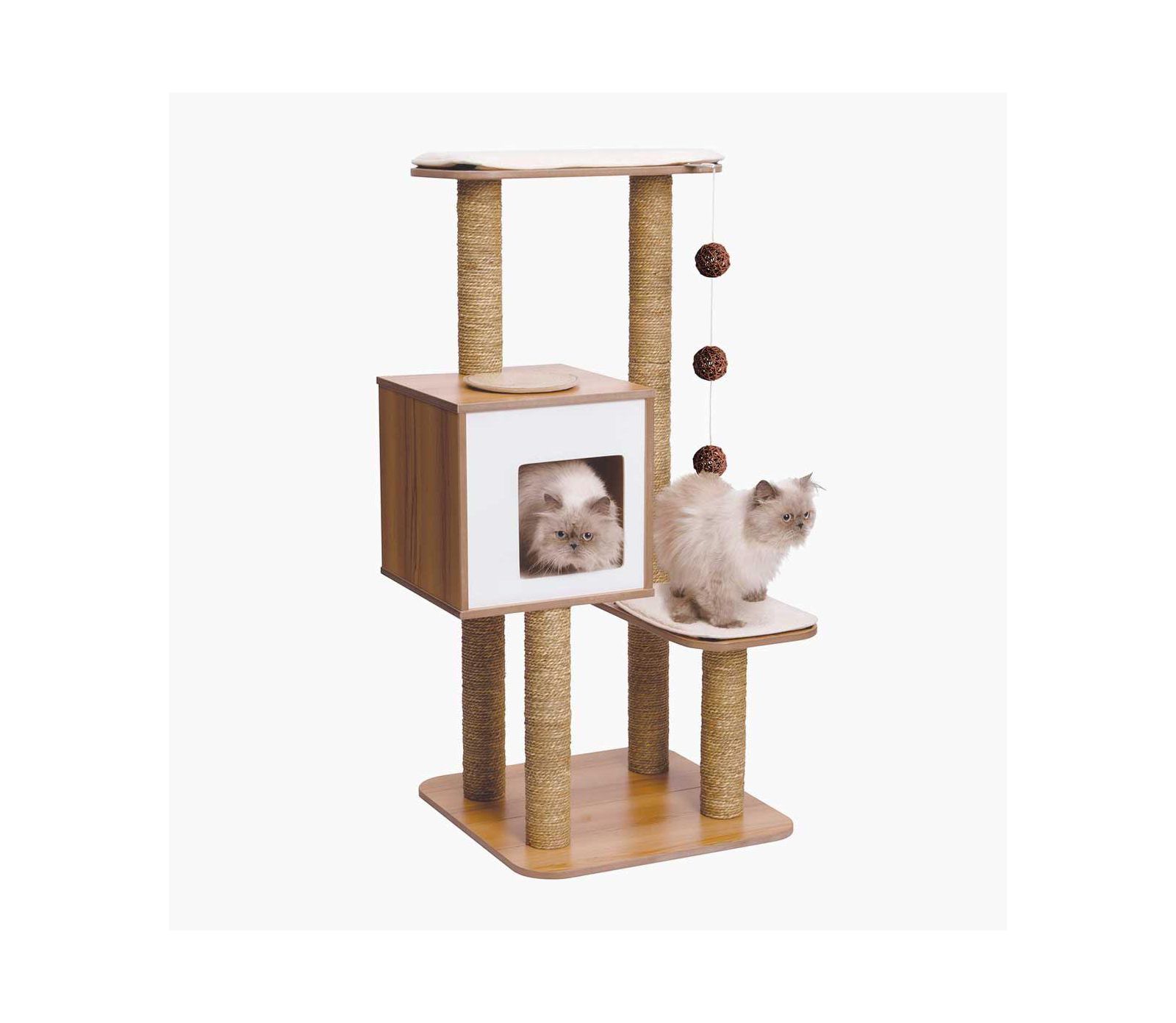 Мебель для кошек Catit Vesper Cat Furniture V-High Base, Walnut