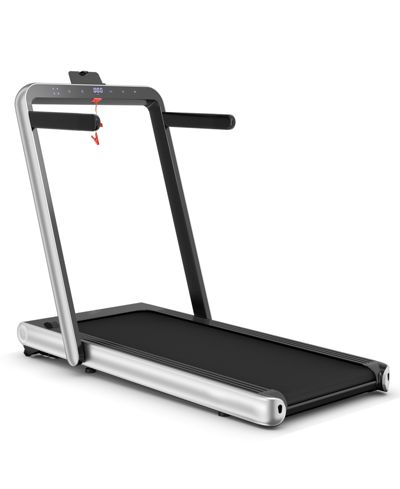 SKONYON 4.75HP 2 In 1 Folding Treadmill with Remote APP Control