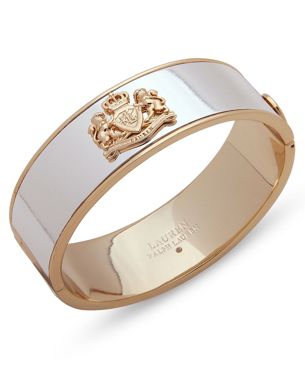Браслет-бэнгл Lauren Ralph Lauren Two-Tone Crest