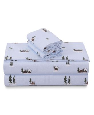 Tribeca Living Portuguese Cotton 4-Pc. Extra Deep Pocket Sheet Set, King