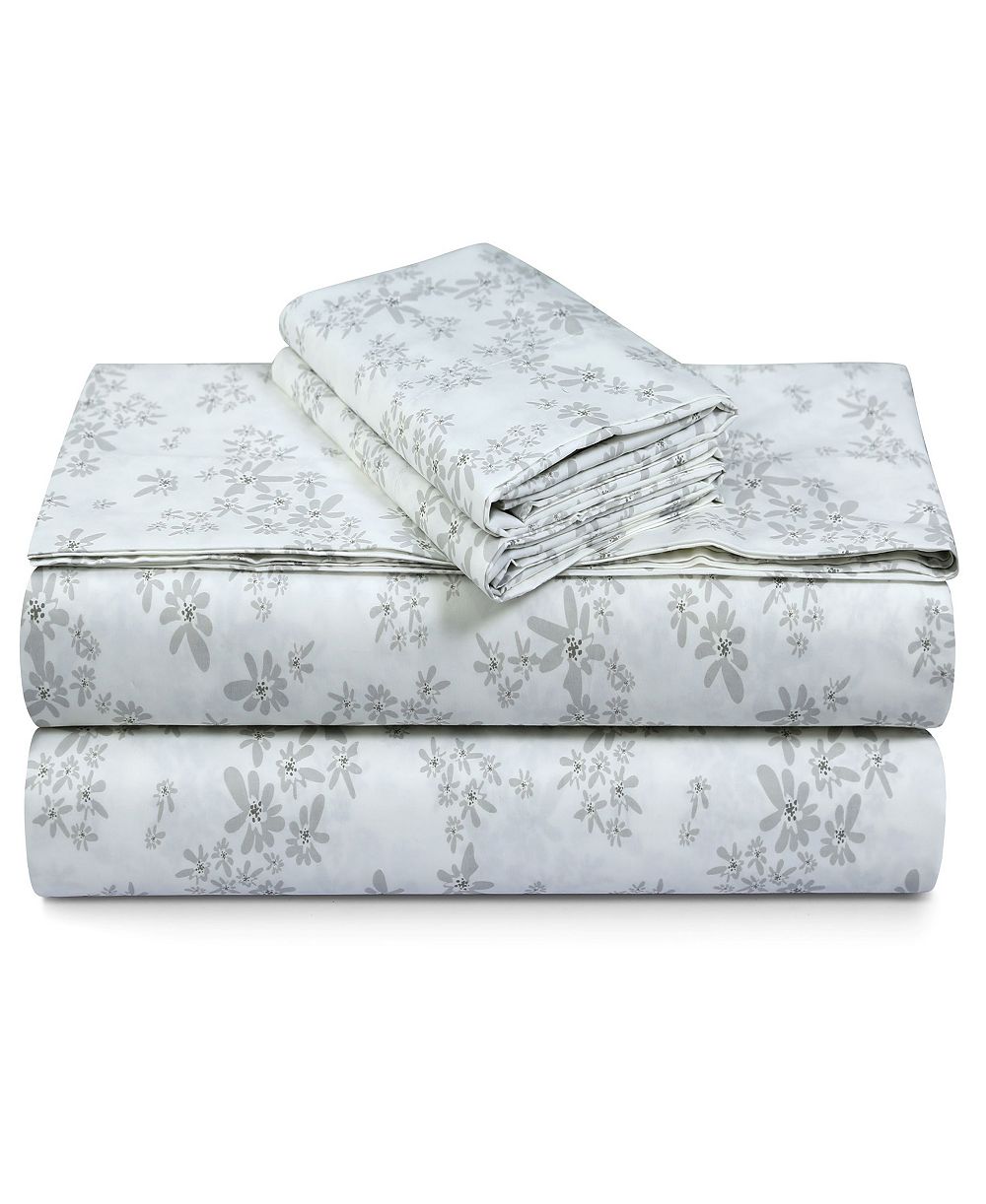 Tribeca Living 300-Thread Count Cotton 4-Pc. Extra Deep Pocket Sheet Set, King