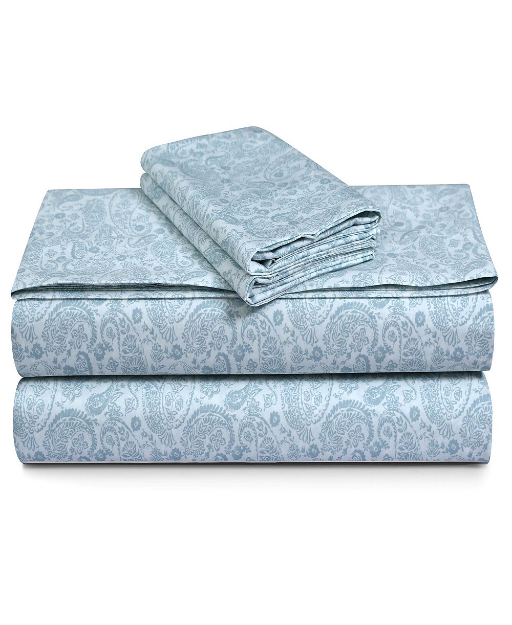 Комплект простыней Tribeca Living 300-Thread Count Cotton 3-Pc. Extra Deep Pocket, Twin