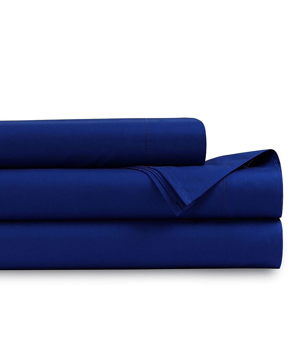 Tribeca Living 400-Thread Count Cotton 4-Pc. Extra Deep Pocket Sheet Set, California King