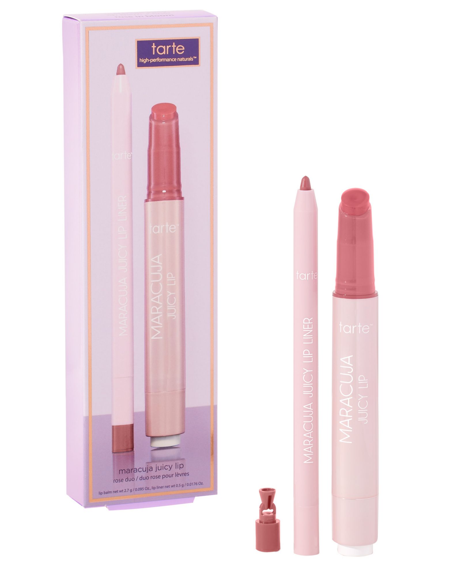Tarte™ Maracuja Juicy Lip набор: блеск и карандаш для губ, 2 предмета