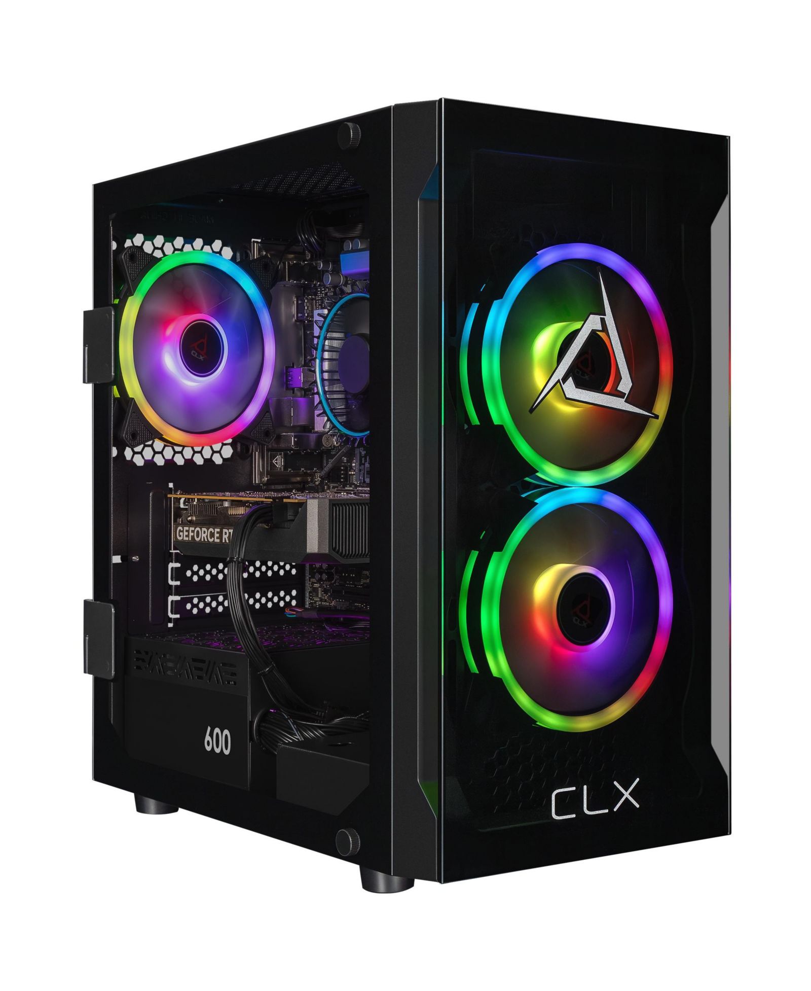 CLX Игровой ПК - Intel Core i5 14400F 2.5GHz 10-Core CPU, 16GB DDR5 Memory, GeForce RTX 5050 8GB GDDR6, 1TB SSD, WiFi, Windows 11 Home 64-bit