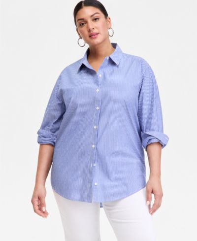 Рубашка I.N.C. International Concepts Plus Size High Low