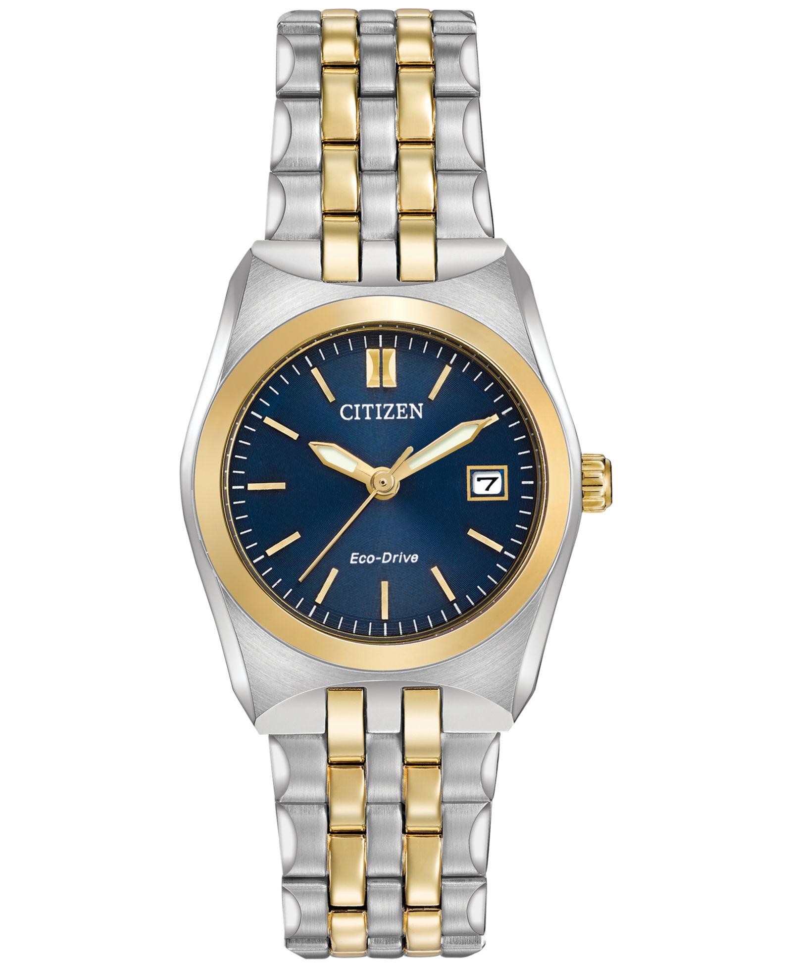 Женские двухцветные часы Citizen Eco-Drive из нержавеющей стали, 28mm EW2294-53L