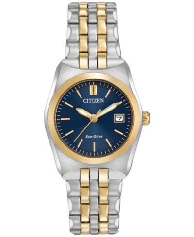 Женские двухцветные часы Citizen Eco-Drive из нержавеющей стали, 28mm EW2294-53L