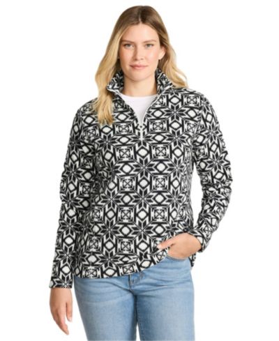 Lands' End Женская верхняя одежда, куртка Anyweather Fleece Quarter Zip Pullover Petite