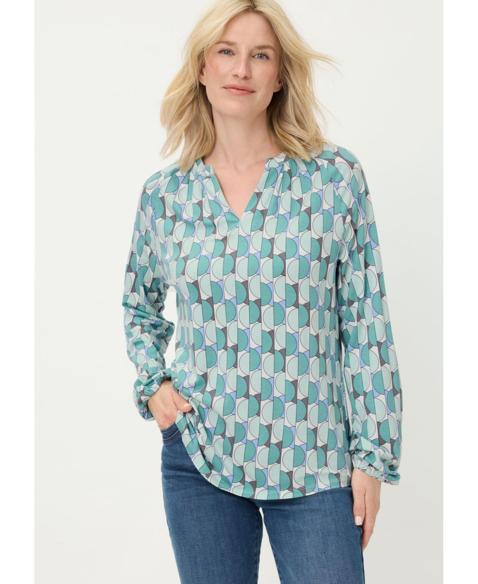 Olsen Женский топ Geo Tunic T-Shirt