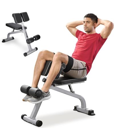 Lifepro SculptTrainer Roman Chair Hyperextension Bench - Adjustable Back Extension Machine, Ab & Sit Up Bench Home Gym Equipment