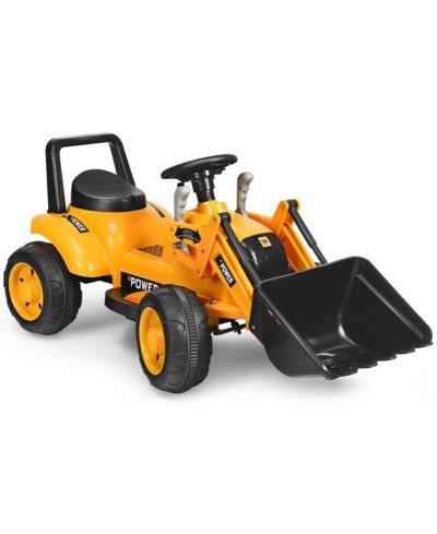 Sugift Kids Ride On Excavator Digger 6V Battery-Powered with Extendable Arm, Ages 3+