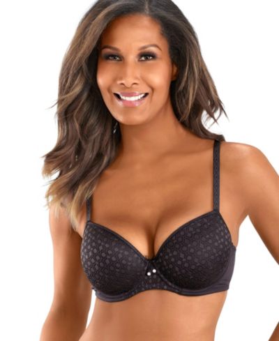 LASCANA Women's Lace Detail Underwire Lightly Padded T-Shirt Bra