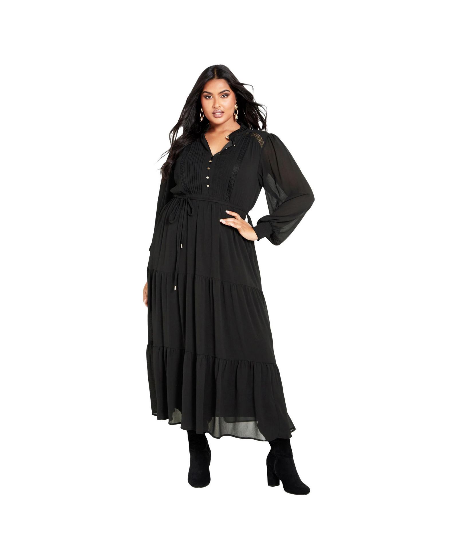 AVENUE Женское макси-платье Jasmine Plus Size