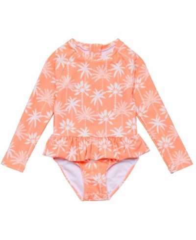 Snapper Rock Baby Girls Cali Palms Recycled Skirt Surf Suit
