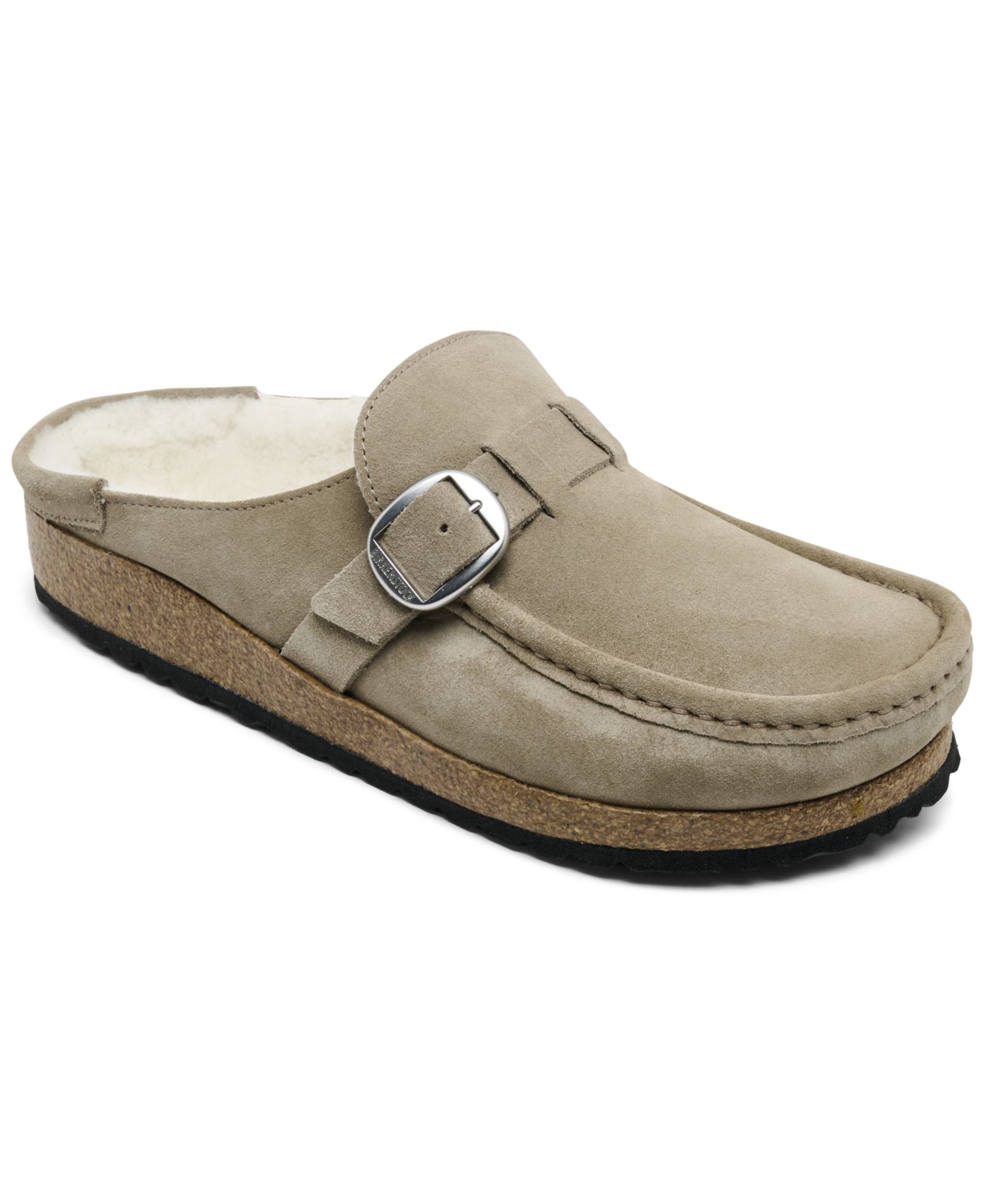 Birkenstock Женский Buckley Shearling Suede Leather Clogs