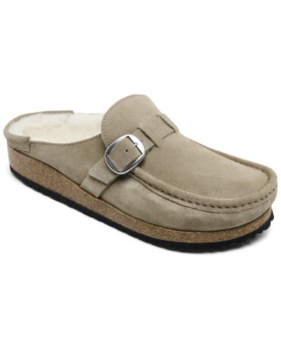 Birkenstock Женский Buckley Shearling Suede Leather Clogs