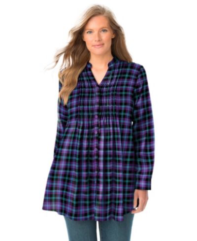 Midnight plum plaid