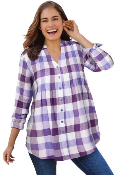 Purple plaid