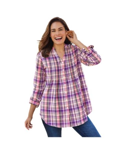 Sweet plum plaid