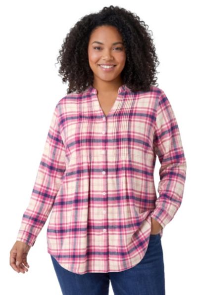 Peony petal plaid