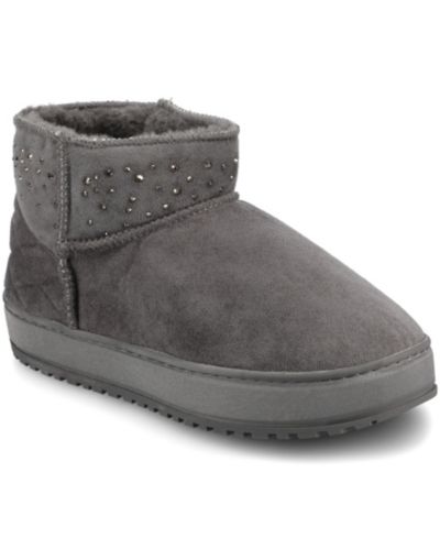 Journee Collection Women's Tarla Embellished Cozy Booties