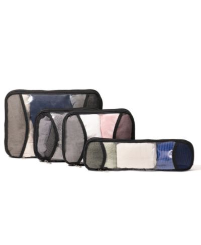 Набор из 4 органайзеров для одежды Baggallini Zipper Compression Cube