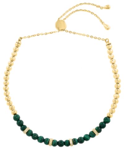 EFFY Collection Malachite Bracelet in Gold Over Silver
