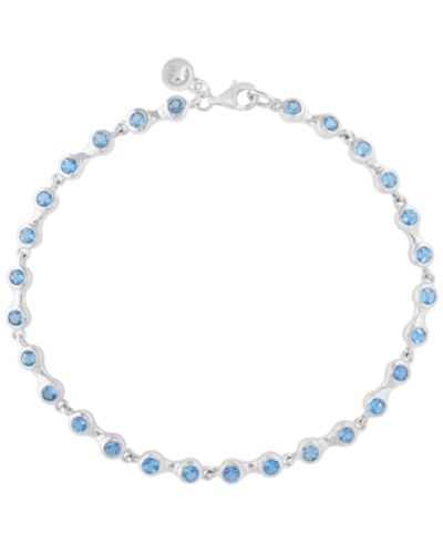 EFFY Collection Blue Topaz Bracelet (2-3/4 ct. t.w.) in Gold over Sterling Silver