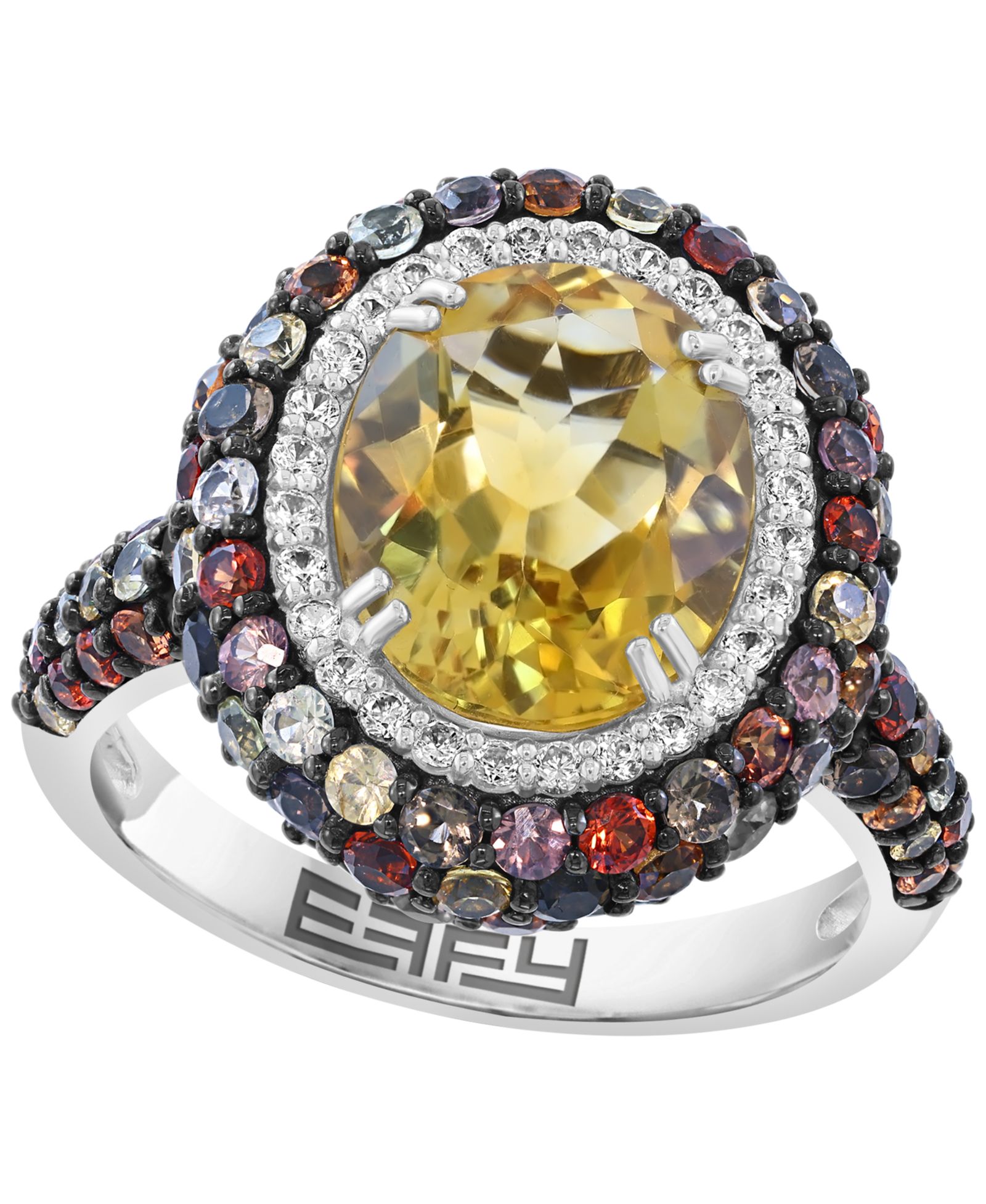 Кольцо EFFY Collection Multi Gemstone в Sterling Silver