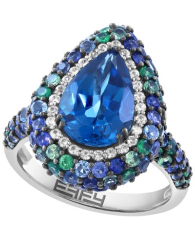 EFFY Collection Multi Gemstone Ring (6-1/3 ct. t.w.) in Sterling Silver